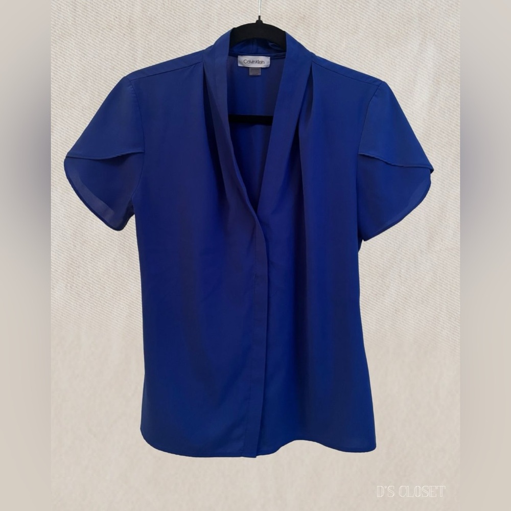 Calvin Klein Royal Blue Women's Blouse